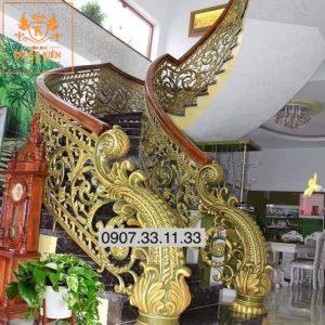 CẦU THANG NHÔM ĐÚC MẪU CT-018